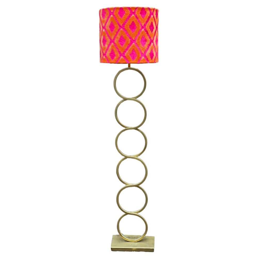 Colmore - Lampenkap Eliora Fuchsia Oranje 38x33cm Colmore - Lampenkap Eliora Fuchsia Oranje 38x33cm