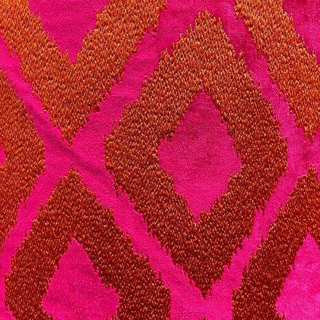 Colmore - Lampenkap Eliora Fuchsia Oranje 38x33cm Colmore - Lampenkap Eliora Fuchsia Oranje 38x33cm
