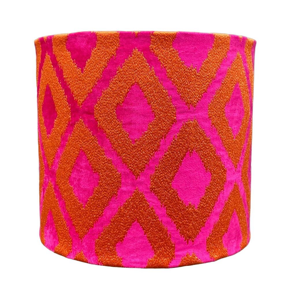 Colmore - Lampenkap Eliora Fuchsia Oranje 31x28cm Colmore - Lampenkap Eliora Fuchsia Oranje 31x28cm