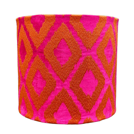 Colmore - Lampenkap Eliora Fuchsia Oranje 31x28cm Colmore - Lampenkap Eliora Fuchsia Oranje 31x28cm