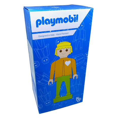 Blogo Design - Vaas - Beeld Playmobil Jongen Oranje Keramiek 17x35cm Blogo Design - Vaas - Beeld Playmobil Jongen Oranje Keramiek 17x35cm