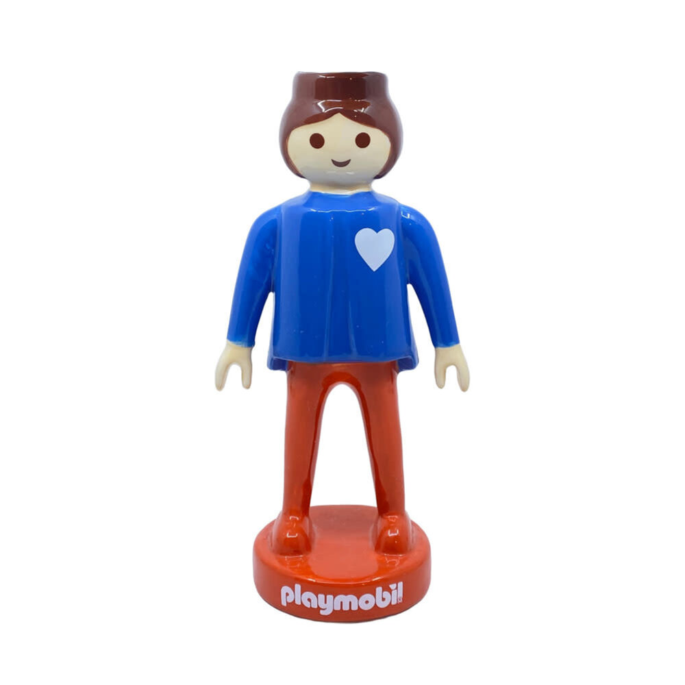Blogo Design - Vaas - Beeld Playmobil Meisje Blauw Keramiek 12x25cm Blogo Design - Vaas - Beeld Playmobil Meisje Blauw Keramiek 12x25cm