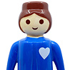 Blogo Design - Vaas - Beeld Playmobil Meisje Blauw Keramiek 12x25cm Blogo Design - Vaas - Beeld Playmobil Meisje Blauw Keramiek 12x25cm