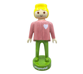 Blogo Design - Vaas - Beeld Playmobil Meisje Roze Keramiek 17x35cm Blogo Design - Vaas - Beeld Playmobil Meisje Roze Keramiek 17x35cm
