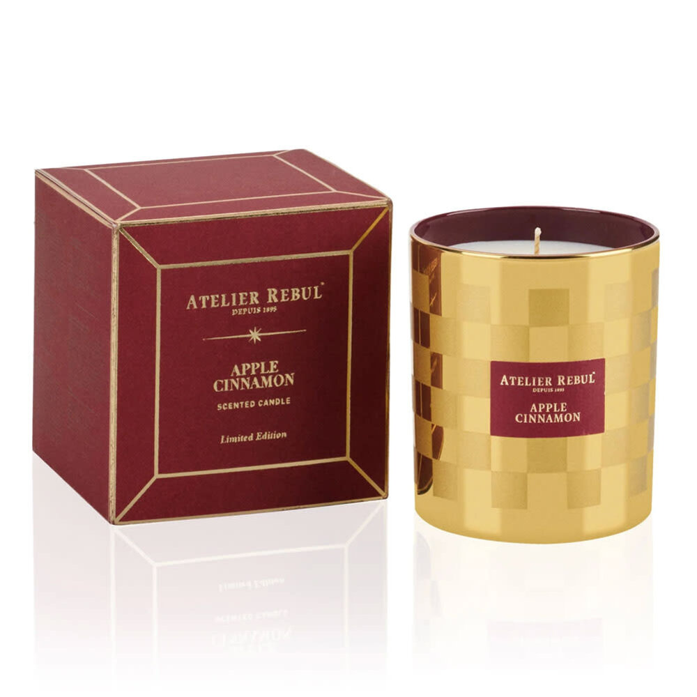 Atelier Rebul - Geurkaars Apple & Cinnamon 210gr Atelier Rebul - Geurkaars Apple & Cinnamon 210gr