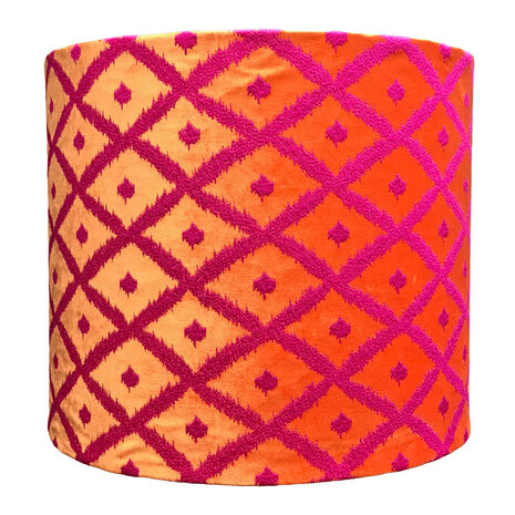 Colmore - Lampenkap Luna Oranje Fuchsia 38x33cm Colmore - Lampenkap Luna Oranje Fuchsia 38x33cm