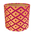 Lampenkap Luna Oranje Fuchsia 31x28cm Lampenkap Luna Oranje Fuchsia 31x28cm