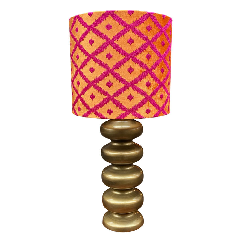 Colmore - Lampenkap Luna Oranje Fuchsia 31x28cm Colmore - Lampenkap Luna Oranje Fuchsia 31x28cm