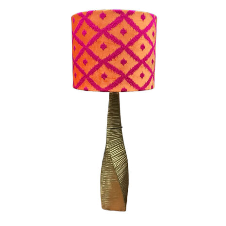 Colmore - Lampenkap Luna Oranje Fuchsia 25x20cm Colmore - Lampenkap Luna Oranje Fuchsia 25x20cm