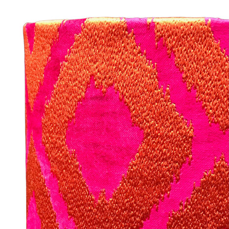 Colmore - Lampenkap Eliora Fuchsia Oranje 25x20cm Colmore - Lampenkap Eliora Fuchsia Oranje 25x20cm