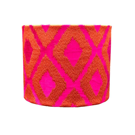 Colmore - Lampenkap Eliora Fuchsia Oranje 25x20cm Colmore - Lampenkap Eliora Fuchsia Oranje 25x20cm