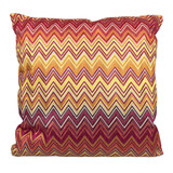 Colmore - Sierkussen Chevron Bordeaux Goud Multicolor 50x50cm Colmore - Sierkussen Chevron Bordeaux Goud Multicolor 50x50cm