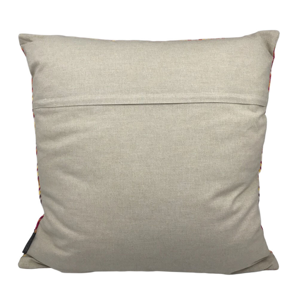 Colmore - Sierkussen Chevron Bordeaux Goud Multicolor 50x50cm Colmore - Sierkussen Chevron Bordeaux Goud Multicolor 50x50cm