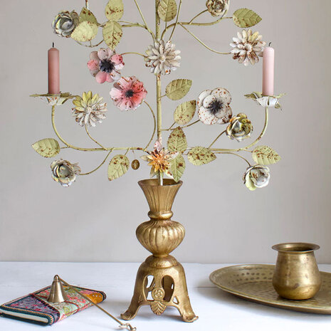 Melting Pot - Kandelaar Candelabra Multicolor Metaal 50x70cm vintage look Melting Pot - Kandelaar Candelabra Multicolor Metaal 50x70cm vintage look