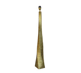 Colmore - Vloer Lamp Voet Twister Goud-Bronze Aluminium 19x127cm Colmore - Vloer Lamp Voet Twister Goud-Bronze Aluminium 19x127cm