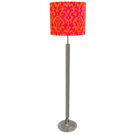 Melting Pot - Vloer Lamp Voet Glans Taupe-Grijs Metaal 8x132cm Melting Pot - Vloer Lamp Voet Glans Taupe-Grijs Metaal 8x132cm