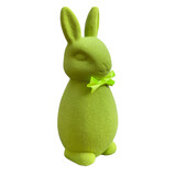 Melting Pot - Beeld Paashaas Flock Groen XL 26x63cm Melting Pot - Beeld Paashaas Flock Groen XL 26x63cm