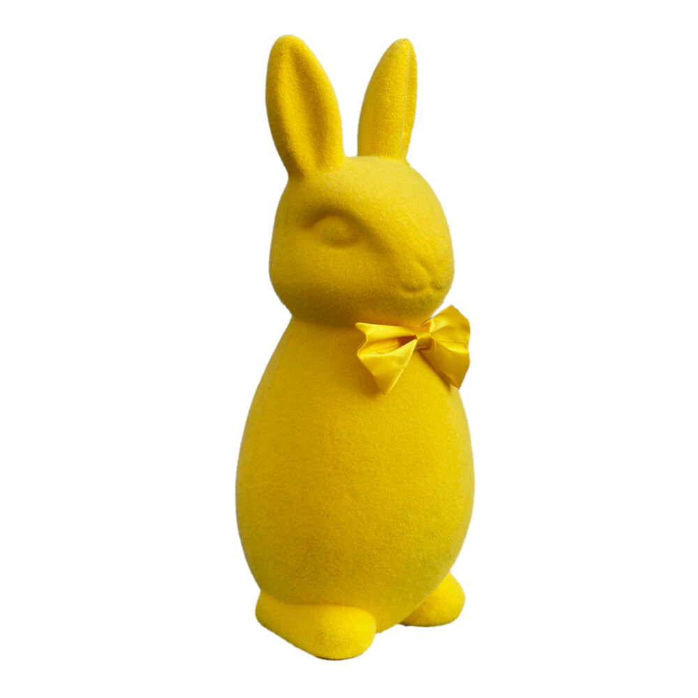 Melting Pot - Beeld Paashaas Flock Geel XL 26x63cm