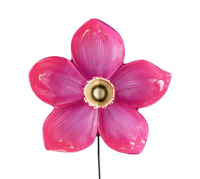 Werns - Wand Lamp Flower Fuchsia 31x33cm
