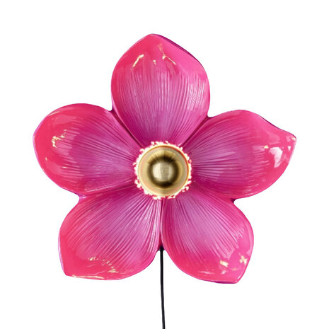 Werns - Wand Lamp Flower Fuchsia 31x33cm