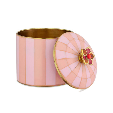 Doing Goods - Doosje Cameron Circus Roze Messing 10x10cm