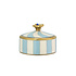 Doosje Lou Circus Blauw-Wit Messing 7x5cm Doosje Lou Circus Blauw-Wit Messing 7x5cm