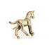 Ladeknop Spirit Horse Messing 6x6cm links