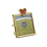 Doing Goods - Fotolijstje Pyar Heart Messing 6x7cm - foto 5x5cm