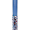 Melting Pot - LED-Kaars Candy Blauw Glitters 25cm + timer
