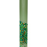 Melting Pot - LED-Kaars Candy Groen Glitters 25cm + timer