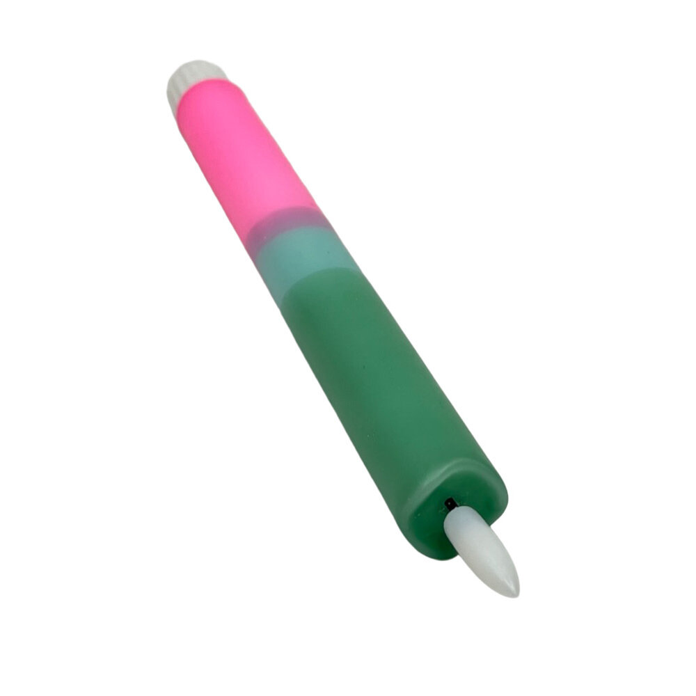 Melting Pot - LED-Kaars Candy Groen-Aqua-Roze 25cm + timer