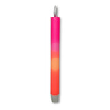 Melting Pot - LED-Kaars Candy Roze-Amber-Oranje 25cm + timer