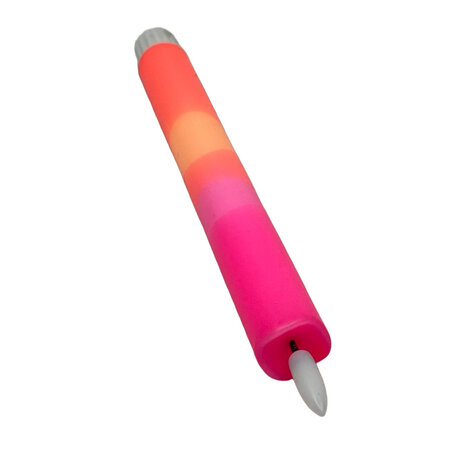 Melting Pot - LED-Kaars Candy Roze-Amber-Oranje 25cm + timer