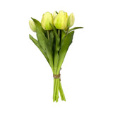 Melting Pot - Kunstbloem Boeket - 7 Tulpen Lichtgeel 29cm Melting Pot - Kunstbloem Boeket - 7 Tulpen Lichtgeel 29cm