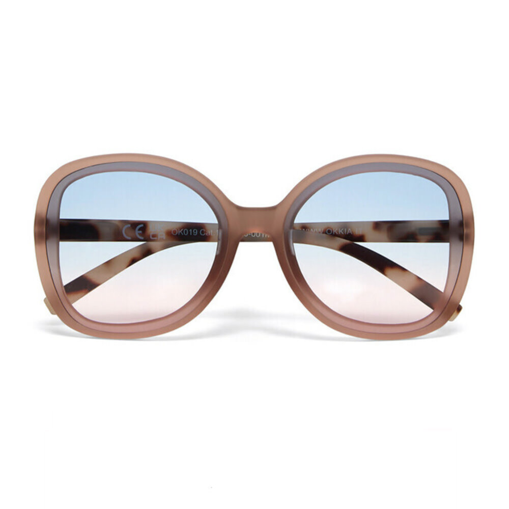 Okkia - Zonnebril ANNA Butterfly Pink Havana Blue OK019PH-BP