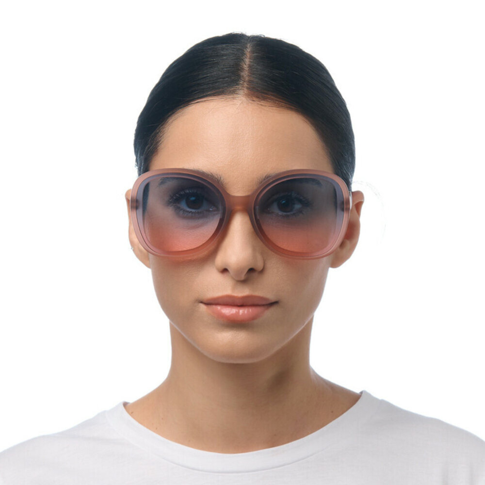 Okkia - Zonnebril ANNA Butterfly Pink Havana Blue OK019PH-BP