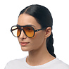 Okkia - Zonnebril ALESSIO Aviator Black Yellow OK021BK-YE Okkia - Zonnebril ALESSIO Aviator Black Yellow OK021BK-YE