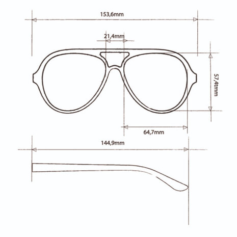 Okkia - Zonnebril ALESSIO Aviator Black Yellow OK021BK-YE Okkia - Zonnebril ALESSIO Aviator Black Yellow OK021BK-YE