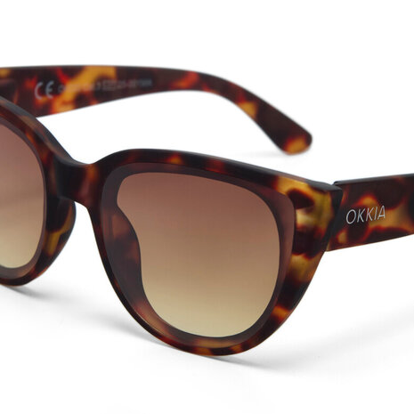 Okkia - Zonnebril SILVIA Cat-Eye Classic Havana OK020-CH Okkia - Zonnebril SILVIA Cat-Eye Classic Havana OK020-CH