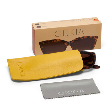 Okkia - Zonnebril SILVIA Cat-Eye Classic Havana OK020-CH Okkia - Zonnebril SILVIA Cat-Eye Classic Havana OK020-CH