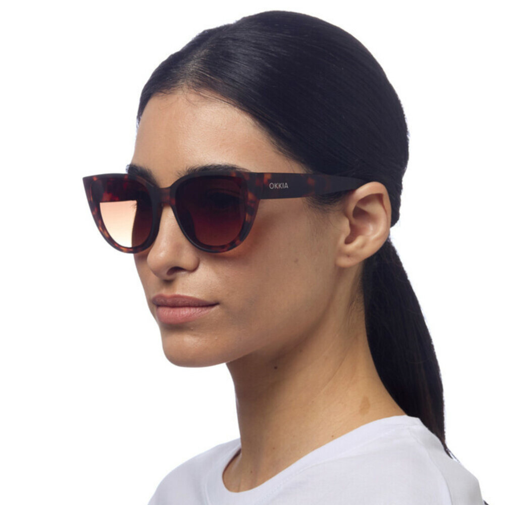 Okkia - Zonnebril SILVIA Cat-Eye Classic Havana OK020-CH Okkia - Zonnebril SILVIA Cat-Eye Classic Havana OK020-CH