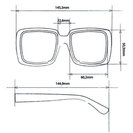 Okkia - Zonnebril ALESSIA Square Pink Havana OK027-PH Okkia - Zonnebril ALESSIA Square Pink Havana OK027-PH