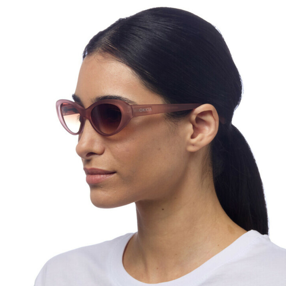 Okkia - Zonnebril LINA Small Cat-Eye Rosé OK029-RO Okkia - Zonnebril LINA Small Cat-Eye Rosé OK029-RO