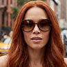 Okkia - Zonnebril ANNA Butterfly Classic Havana met Bruine Gradient Lenzen en Veerpoten OK019-CH Okkia - Zonnebril ANNA Butterfly Classic Havana met Bruine Gradient Lenzen en Veerpoten OK019-CH