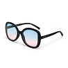 Okkia - Zonnebril ANNA Butterfly Zwart met Blauw-Roze Glazen OK019-BK-BP Okkia - Zonnebril ANNA Butterfly Zwart met Blauw-Roze Glazen OK019-BK-BP