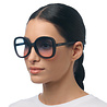 Okkia - Zonnebril ANNA Butterfly Zwart met Blauw-Roze Glazen OK019-BK-BP Okkia - Zonnebril ANNA Butterfly Zwart met Blauw-Roze Glazen OK019-BK-BP