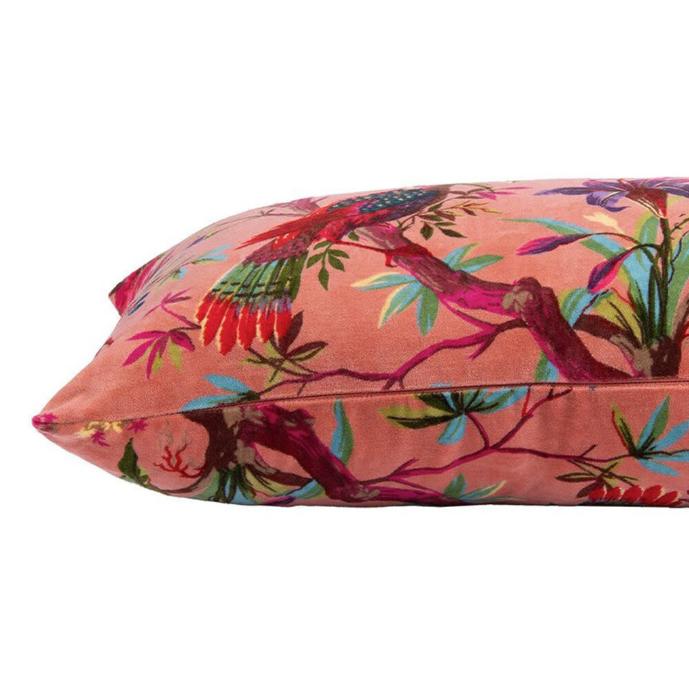 Imbarro - Sierkussen Royal Paradise Terra met Paradijsvogels Velours 60x40cm Imbarro - Sierkussen Royal Paradise Terra met Paradijsvogels Velours 60x40cm