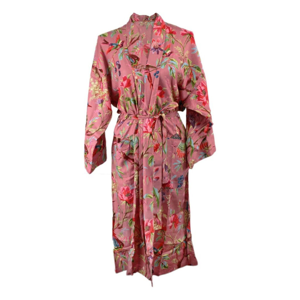 Imbarro - Kimono Royal Paradise Rose Viscose one-size