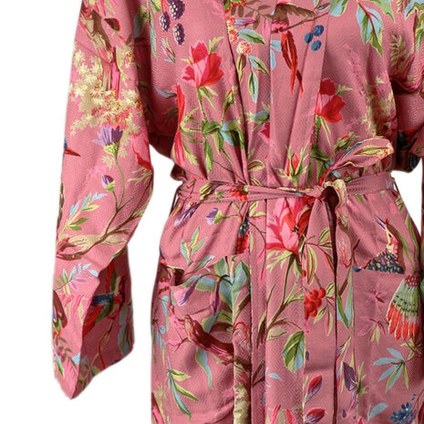 Imbarro - Kimono Royal Paradise Rose Viscose one-size