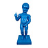 Beeld Manneken Pis Fuck You Blauw 20x45cm